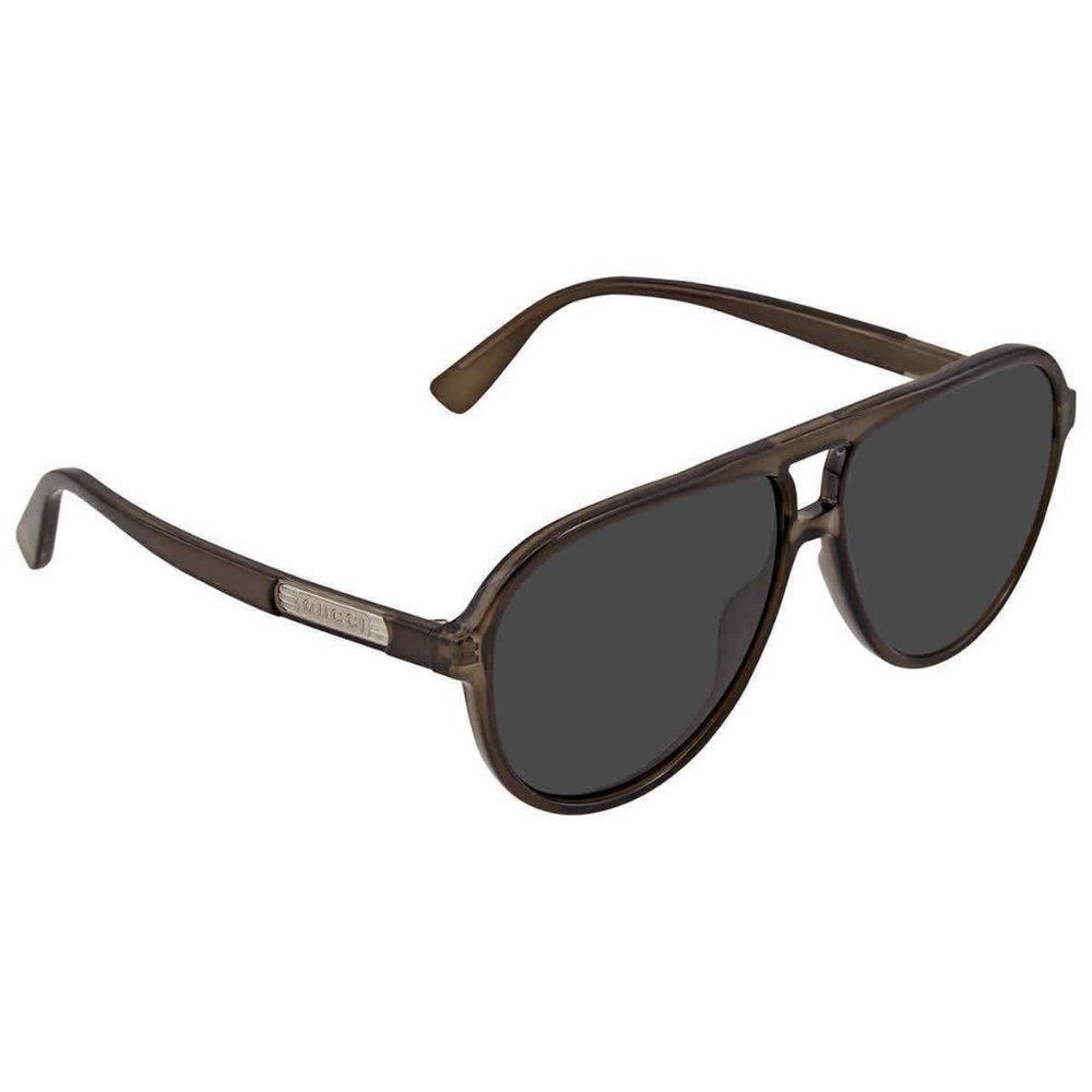 NEW Gucci Grey Aviator Men's Sunglasses